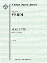 Macbeth Opera in 4 acts full score in 4 volumes (it)