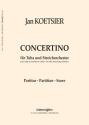 Concertino op.77 fr Tuba und Streichorchester Partitur