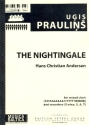 The Nightingale for mixed chorus and 4 recorders (SoSAT) score