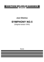 Sinfonie Nr.5 (Fassung 1915) fr Orchester Partitur,  Archivkopie