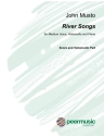 River Songs for medium voice, violoncello and piano score and cello part