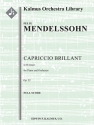 Capriccio brillante op.22 for orchestra score