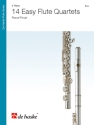 14 easy Flute Quartets for 4 flutes score and parts