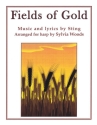 Fields of Gold for harp (with lyrics)