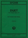 Duet in e Minor op.13 for violin and viola parts