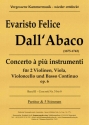 Concerti  pi instrumenti op.6 Band 2 (Nr.5-8) fr 2 Violinen, Viola, Violoncello und Bc Partitur und Stimmen