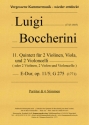 Quintett E-Dur op.11,5 G275 fr 2 Violinen, 2 Violen und Violoncello Partitur und Stimmen