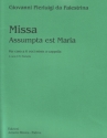 Missa Assumpta est Maria fr gem Chor a cappella Partitur