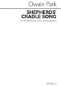 Shepherds' Cradle Song for mixed chorus a cappella score