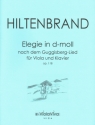 Elegie nach dem Guggisberg-Lied d-Moll op.118b fr Bratsche und Klavier