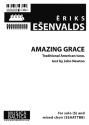 Amazing Grace for solo (S) and mixed chorus a cappella vocal score (en)