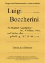 Quartett Nr.38 g-Moll op.26/2 G196 fr 2 Violinen, Viola und Violoncello Partitur und Stimmen
