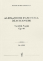 Twelfth Night op.40 for orchestra score