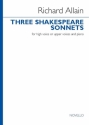 3 Shakespeare Songs for high voice or upper voices and piano choral score