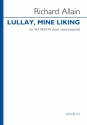 Richard Allain, Lullay, mine liking SSATB/SATB Choral Score