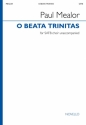 Paul Mealor, O Beata Trinitas SATB Choral Score