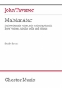 Mahamatar Female Voice, Solo Cello [opt.], Boys' Voices, Tubular Bells, Strings studyscore