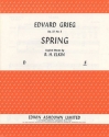 Edvard Grieg: Spring (Varen) Op.33 No.2 Voice, Piano Accompaniment Single Sheet