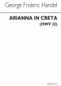 Georg Friedrich Hndel, Arianna In Creta HWV 32 Soprano, Mezzo-Soprano, Alto, Bass and Orchestra Partitur