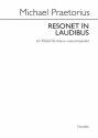 Michael Praetorius, Resonet In Laudibus SATB Klavierauszug
