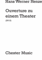 Hans Werner Henze: Ouverture Zu Einem Theater Orchestra Score