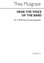 Hear the Voice of The Bard for mixed choir (TrATB) unaccompanied choral score