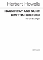 Herbert Howells, Magnificat And Nunc Dimittis (Hereford) SATB and Organ Buch