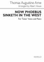 Thomas Augustine Arne_Thomas-Augustin Arne, T Now Phoebus Sinketh In T Tenor Voice and Piano Buch