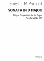 Pratt, Pritchard Sonata In D Orgel Buch