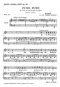 Mozart, W.A Peter Peter 4-pt Unison (Round) Choral