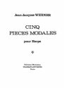 Jean Jacques Werner: 5 Pices Modales Harp Printed to Order