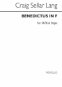 C.S. Lang, Benedictus In F SATB and Organ Chorpartitur