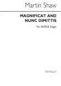 Martin Shaw, Magnificat And Nunc Dimittis SATB and Organ Chorpartitur