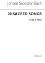 Johann Sebastian Bach, 20 Sacred Songs Vocal Buch