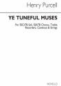 Ye Tuneful Muses, Raise Your Heads for soli, mixed choir (SSATB), treble recorder, continuo and string Ensemble score