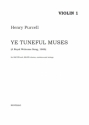 Ye Tuneful Muses, Raise Your Heads for soli, mixed choir (SSATB), continuo and strings set of parts