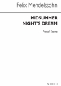 Felix Mendelssohn Bartholdy, Midsummer Night's Dream SSAA Partitur