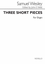 Three Short Pieces for organ
