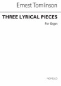 Ernest Tomlinson, Three Lyrical Pieces For Organ Orgel Buch