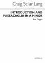 Introduction And Passacaglia in A Minor for organ