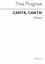 Thea Musgrave, Canta Canta! Clarinet, Cello and Piano Partitur