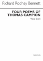 Richard Rodney Bennett, Four Poems Of Thomas Campion SATB Buch