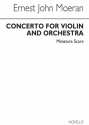 E.J. Moeran, Concerto For Violin (Miniature Score) Violin Partitur
