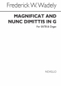 Frederick W. Wadely, Magnificat And Nunc Dimittis In G SATB and Organ Chorpartitur