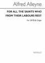 Alfred Alleyne, For All The Saints Who From Their Labours Rest SATB and Organ Chorpartitur