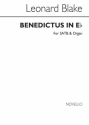 Leonard Blake, Benedictus In E Flat SATB and Organ Chorpartitur