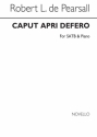 Robert Pearsall, Caput Apri Defero SATB and Piano Chorpartitur