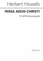 Herbert Howells, Missa Aedis Christi SATB and Piano or Organ Buch
