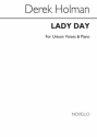 Derek Holman, Lady Day for Voice and Piano Vocal and Piano Buch