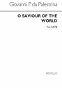 Giovanni Palestrina, O Saviour Of The World SATB and Piano Chorpartitur